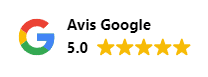 Avis Google 5,0 étoiles